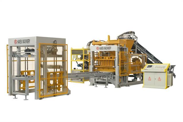 QT6 Automatic Concrete Block Production Line And Paver Making Machine