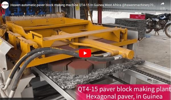 Automatic paver block making machine In guine