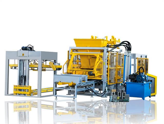 What is the production capacity of an Automatic Concrete Block Machine?